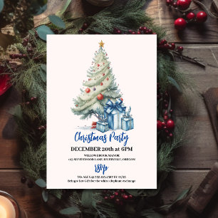 Invitación Fiesta de vacaciones de intercambio de regalos par