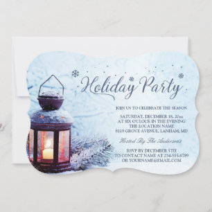 Invitación Fiesta de vacaciones de invierno con Navidades pac
