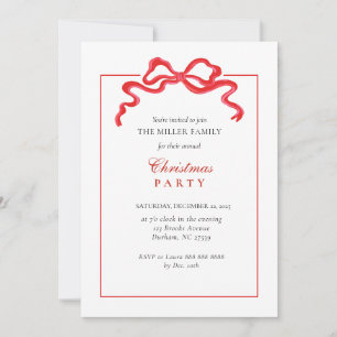 Invitación Fiesta de vacaciones de los Navidades de la cortez