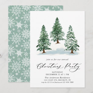 Invitación Fiesta de vacaciones de Navidades de la Moda del á