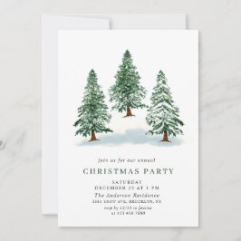 Invitación Fiesta de vacaciones de Navidades de la Moda del á