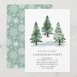Invitación Fiesta de vacaciones de Navidades de la Moda del á
