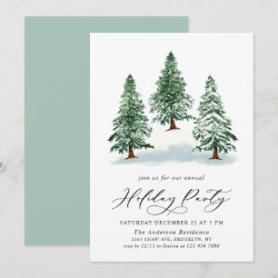 Invitación Fiesta de vacaciones de Navidades de la Moda del á