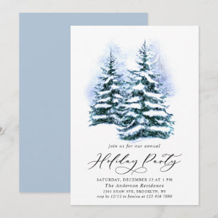 Invitación Fiesta de vacaciones de Navidades de la Moda del á