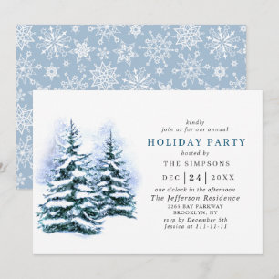Invitación Fiesta de vacaciones de Navidades de la Moda del á
