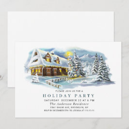 Invitación Fiesta de vacaciones de Navidades de la Moda del á