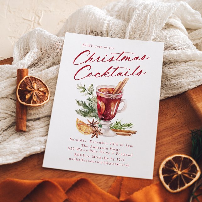 Invitación Fiesta de vacaciones de Navidades festivos (Subido por el creador)