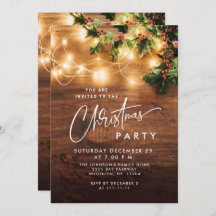 Fiesta de vacaciones de Navidades Rústicos Mistlet