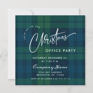 Invitación Fiesta de vacaciones de retro Navidades corporativ
