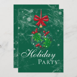 Invitación Fiesta de vacaciones en el Globe de la Nieve de In