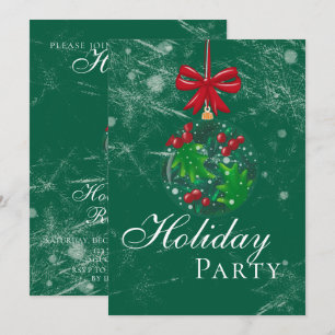 Invitación Fiesta de vacaciones en el Globe de la Nieve de In
