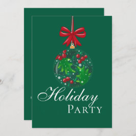 Invitación Fiesta de vacaciones en el Globe de la Nieve de In