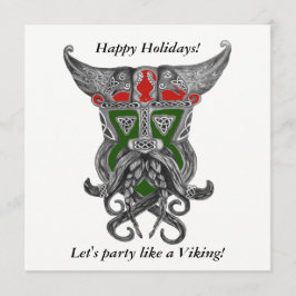 Invitación Fiesta de vacaciones - Fiesta como un Viking