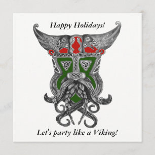 Invitación Fiesta de vacaciones - Fiesta como un Viking