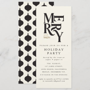 Invitación Fiesta de vacaciones para Navidades corporativos d