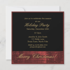 Invitación Fiesta de vacaciones para Navidades de Penthouse S
