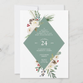 Invitación Fiesta de vacaciones para Navidades de Wintry Wond