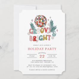 Invitación Fiesta de vacaciones retro