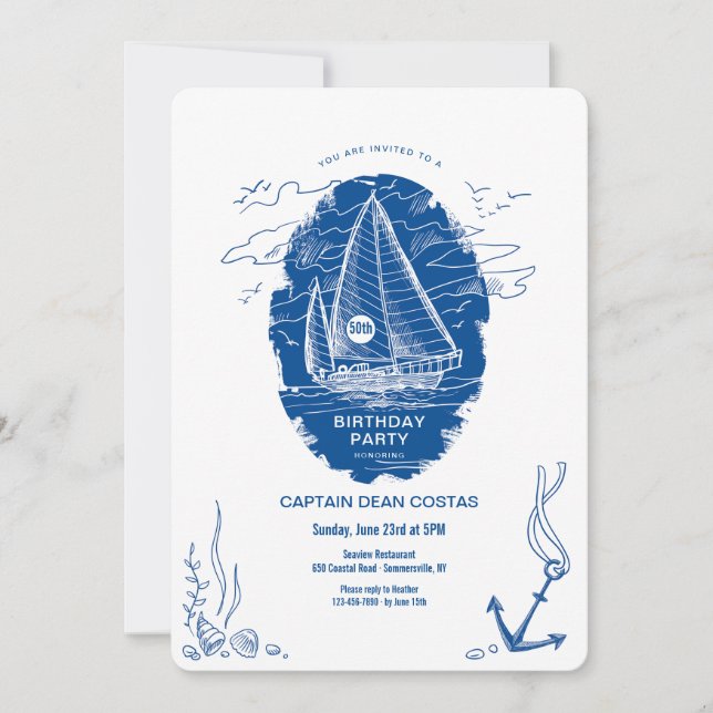 Invitación Fiesta de vela (Anverso)
