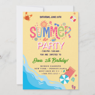 Invitación Fiesta de Verano