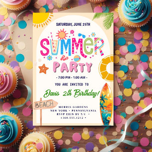 Invitación Fiesta de Verano