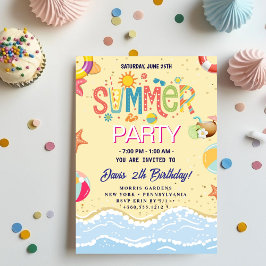 Invitación Fiesta de verano
