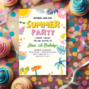 Invitación Fiesta de Verano