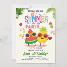 Invitación Fiesta de Verano