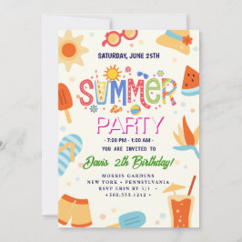 Invitación Fiesta de Verano