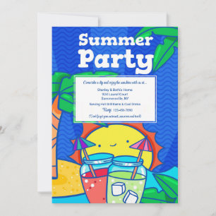 Invitación Fiesta de verano