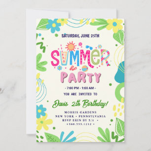 Invitación Fiesta de Verano