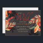 Invitación Fiesta de Verano Caliente<br><div class="desc">Flores tropicales y helechos con colores calurosos de verano deleitan la vista en esta salvaje invitación floral. Perfecta para todos tus eventos y celebraciones de verano. (Vector floral tropical creado por pikisuperstar - www.freepik.com). La tarjeta es fácil de personalizar con tus palabras, fuente y color de fuente. ¿No es exactamente...</div>