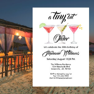 Invitación Fiesta de verano cóctel para mujeres un poco mayor