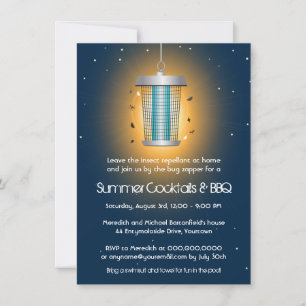 Invitación Fiesta de verano de Bug Zapper