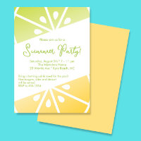 Fiesta de verano de Citrus Lemon Lime