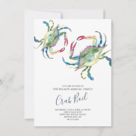 Invitación Fiesta de verano de la familia Crab Boil