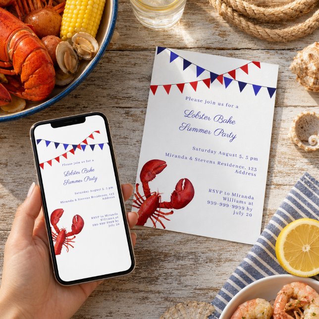 Invitación Fiesta de Verano de Langostinos (Subido por el creador)