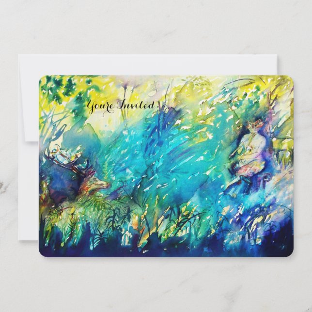 Invitación Fiesta de Verano de PAN Y CIERVO (Anverso)