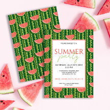 Fiesta de verano de Red Green Watermelon Slices
