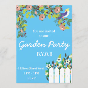 Invitación Fiesta de verano de Secret Garden