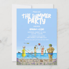 Invitación Fiesta de Verano en la Playa