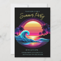 Fiesta de verano - Resplandor de fondo de marea so