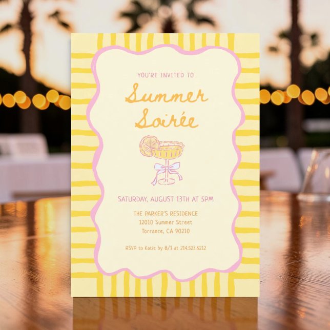 Invitación Fiesta de Verano sin Fin Soiree (Subido por el creador)