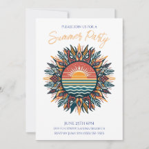 Fiesta de verano - Sol de verano tribal