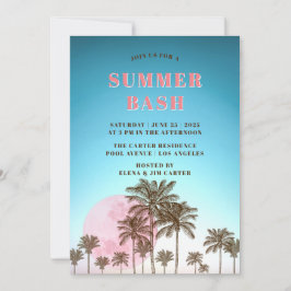 INVITACIÓN FIESTA DE VERANO TROPICAL