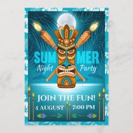 Invitación Fiesta de Verano - Ver al Reverso