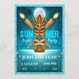 Invitación Fiesta de verano - Ver lado inverso