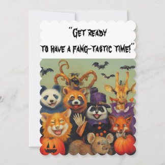 Invitación Fiesta de vestido de novia de Halloween para niños