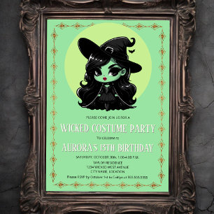 Invitación Fiesta de vestuario malvado
