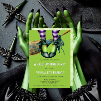 Invitación Fiesta de vestuario malvado